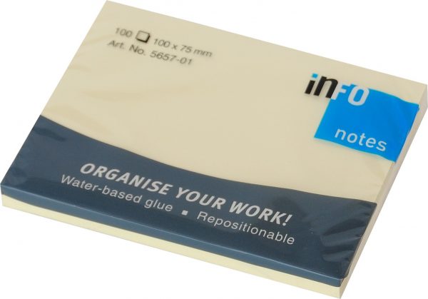 Post it INFO NOTES 100x75