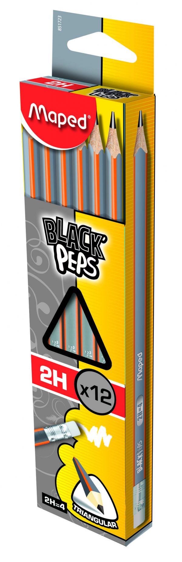 GRAFITNA OLOVKA MAPED BLACK PEPS SA GUMICOM 2H