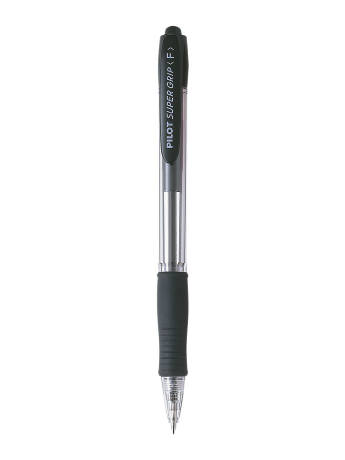 HEMIJSKA OLOVKA PILOT SUPER GRIP (F) Fine hemijska olovka 0.5mm, crna