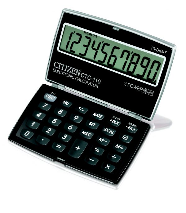 Kalkulator džepni na preklop CITIZEN CTC 110 kolor